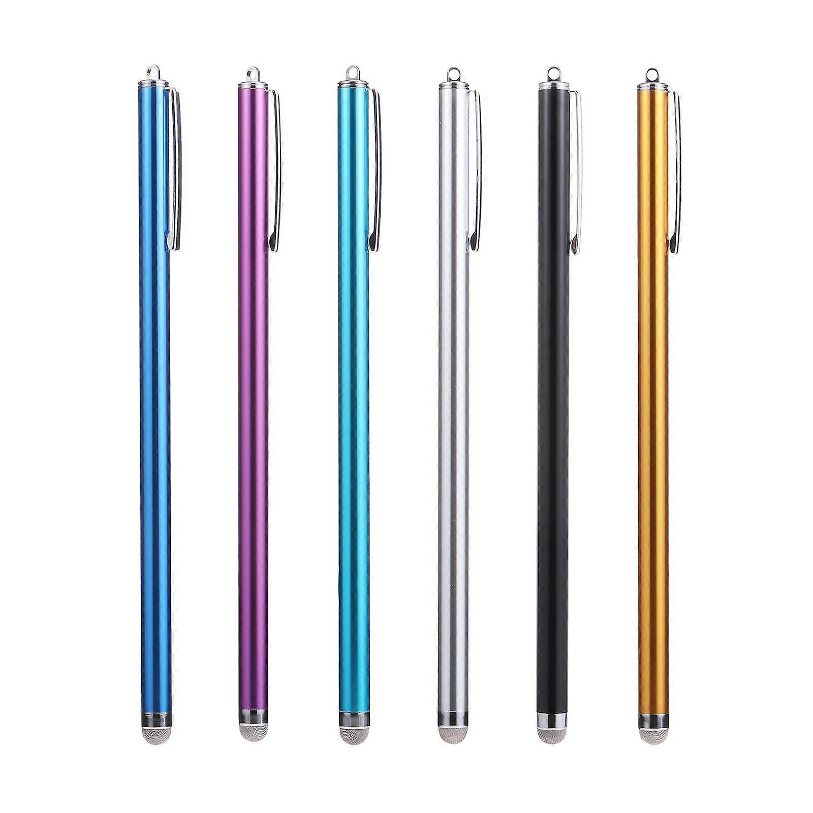 6Pcs Universal Sensitivity Capacitive Stylus Pens for Touch Screen Devices