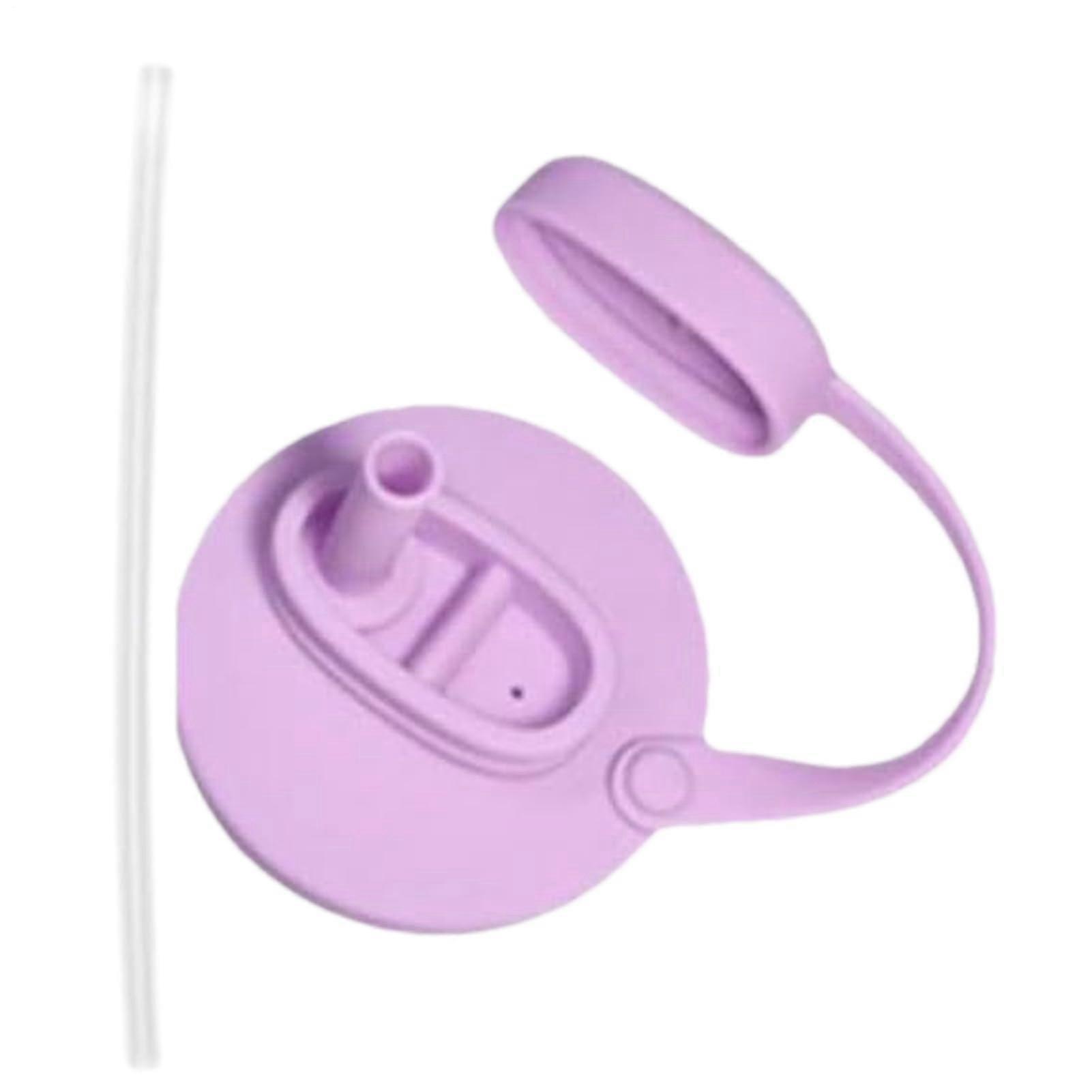 Can Covers For Beverages With Straw Leakproof Reusable Violet Fridge And Freezer Safe For Beer And Drinks