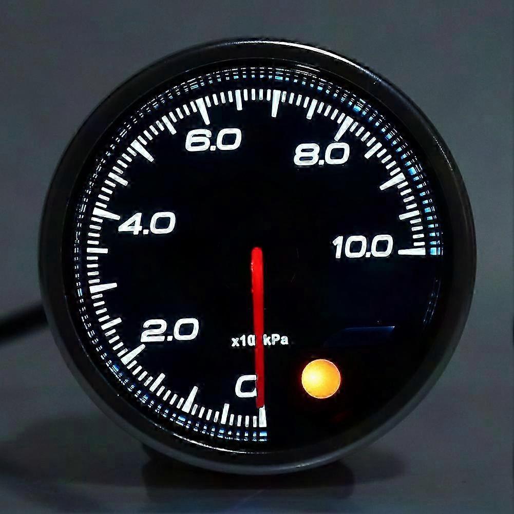 Universal 2in Auto Oil Press Pressure Gauge Meter Colorful Button 0-10 Bar