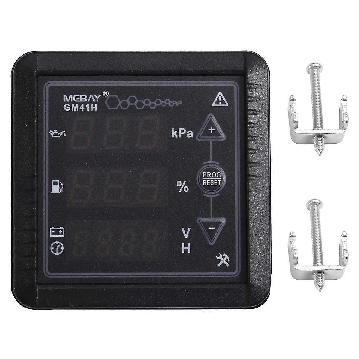 GM41H Engine Multifunctional Digital Display Meter Level/Battery/Voltage/Hour Meter