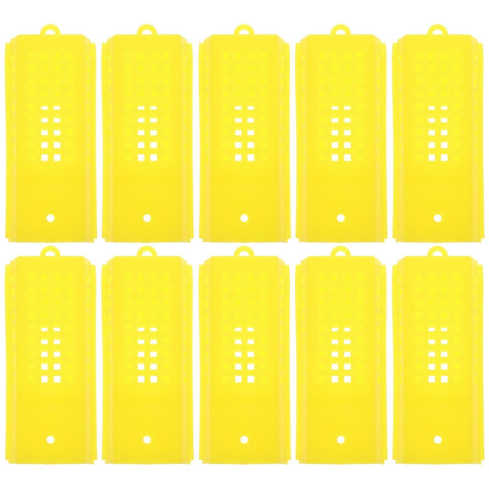 10pcs Queen Rearing Cups Beekeeping Tool Kit for Hive Management Sturdy Protective Cages for Beekeepers Convenient Bee Rearing Equipment