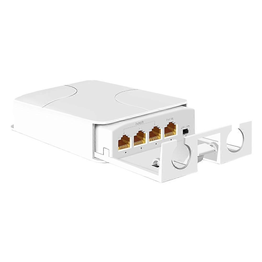 4-Port IP55 Wasserdichter POE-Repeater für den Außenbereich 1000 Mbit/s 1 bis 3 Netzwerk-Switch-PoE-Extender für IP-Kameras