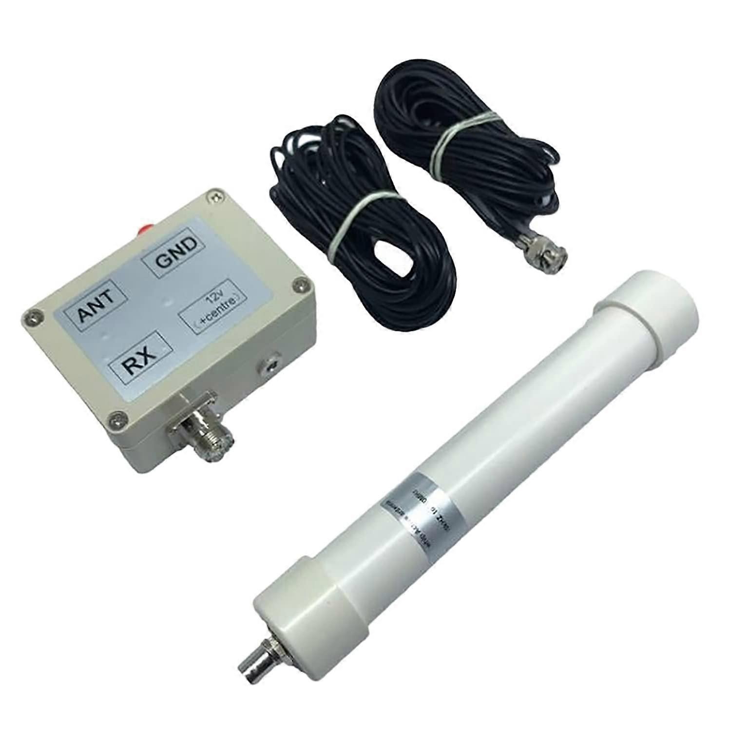 Mini Whip VLF LF HF VHF Active Receiving Antenna, Compact Multiband Ham Radio Antenna For VLF To VHF