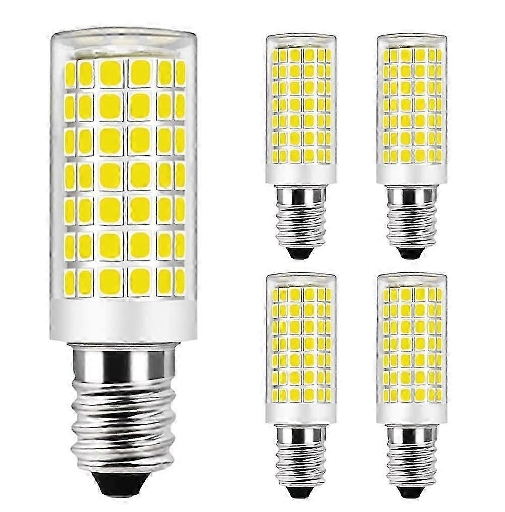 E14 9W LED Equivalent Halogen Bulb 75W-Cool White 6000K- Not Dimmable-AC 220-240V (Pack of 4)