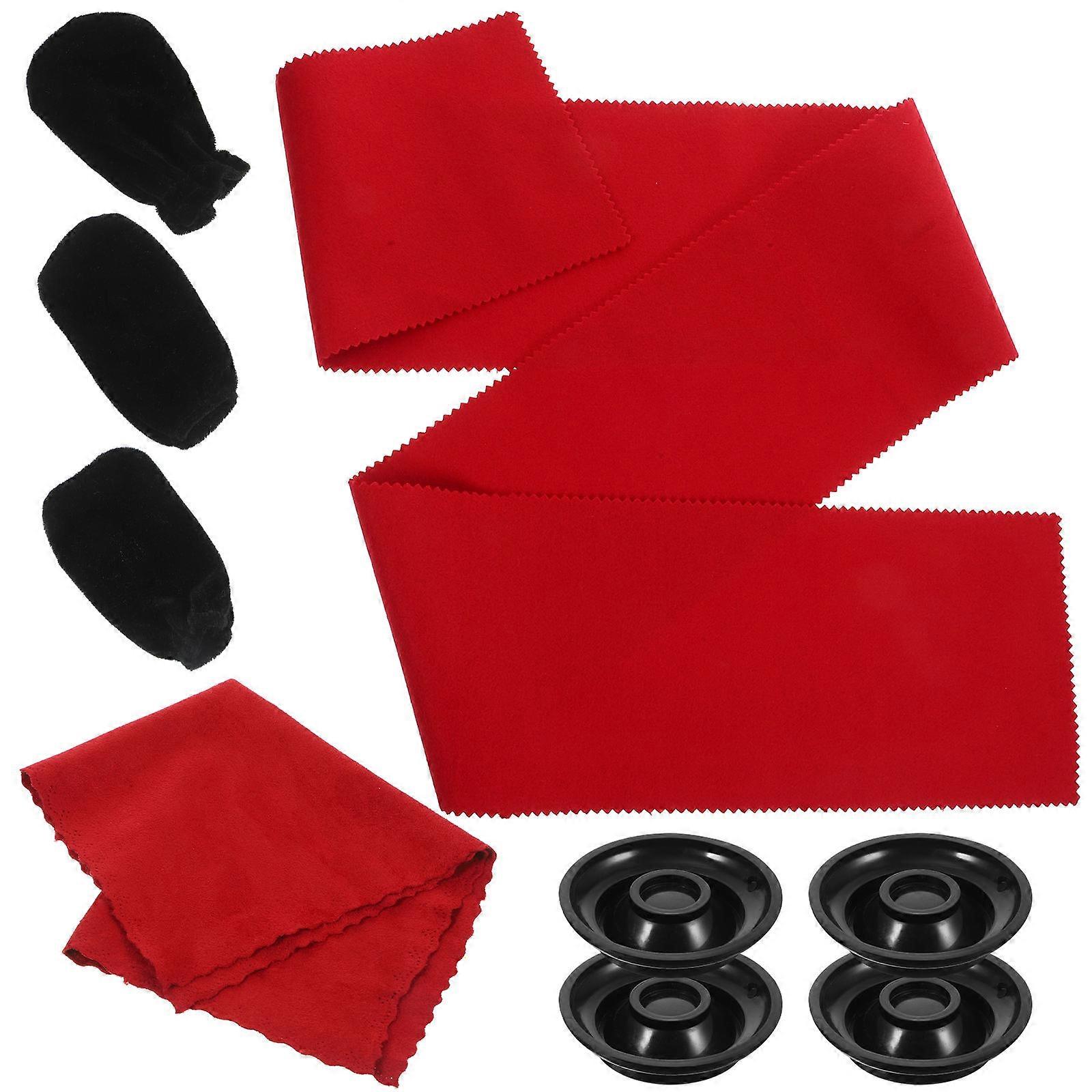 Universal Piano Dust Cover Set Piano Pedal Covers for Music Lovers Assorted Color Abs Material for Noise Reduction 1 Set