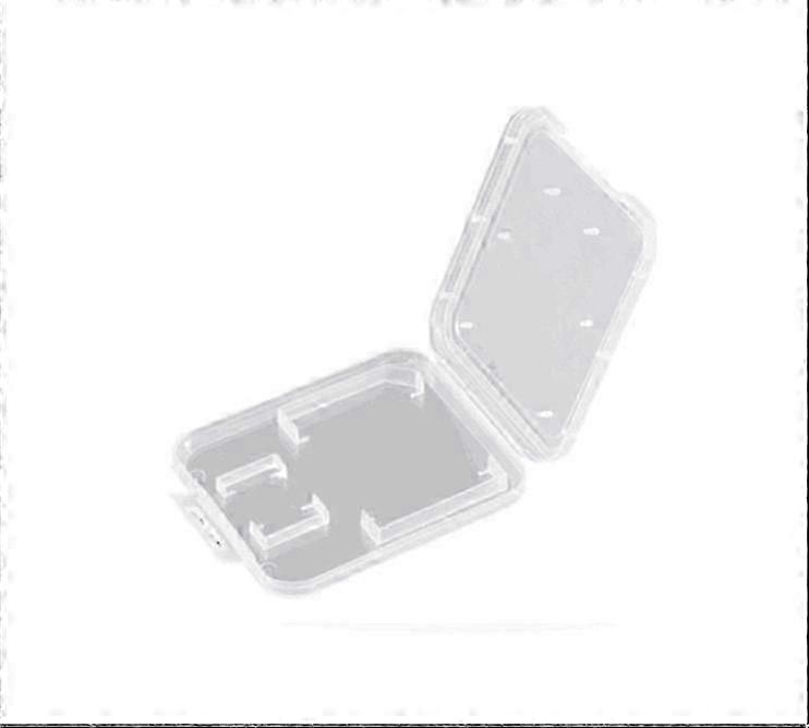 Memory Card Case,transparent Plastic Storage Holder Box Cards(10pcs...