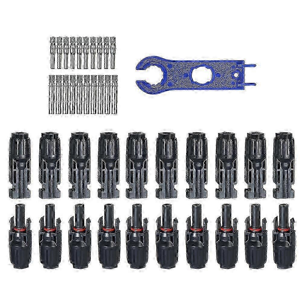 20 párů konektorů solárních panelů MC4 samec FV kabelové konektory 10 párů sada Edition 0909