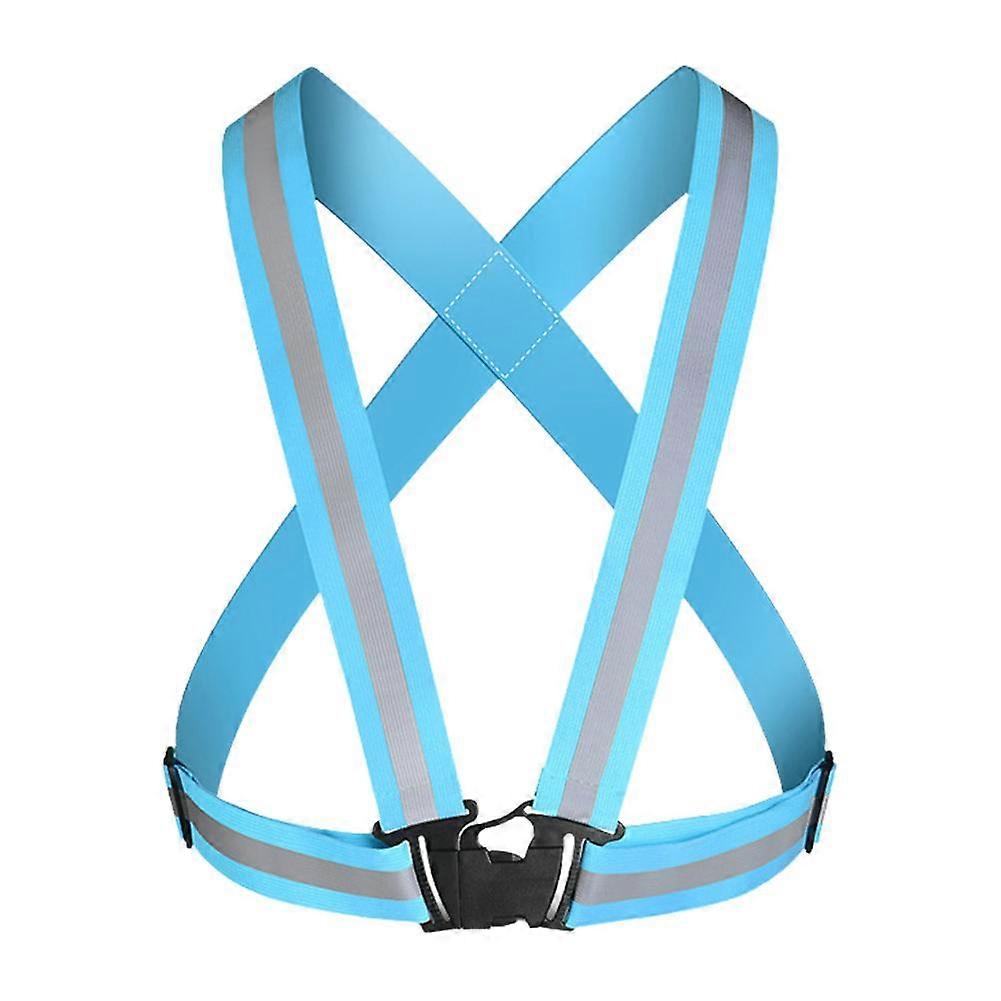Cycling Reflective Vest - High Elasticity & Enhanced Safety for Night Running & Cycling