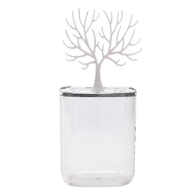Decorative Cotton Bud Storage Box for Bathroom Essentials
