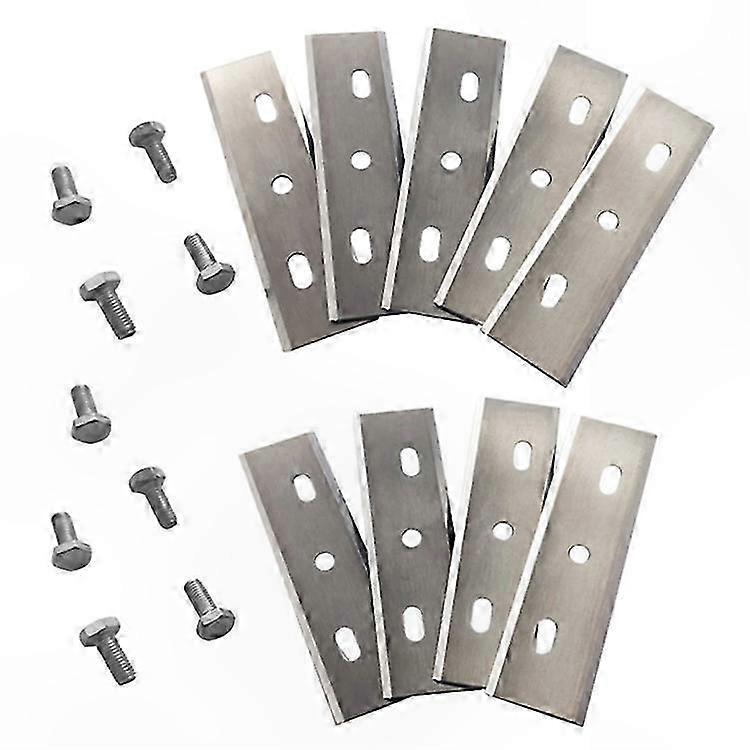 Stainless Steel Blade Set for Robotic Lawn Mowers, 9-Pack Replacement Kit Compatible with Multiple Models