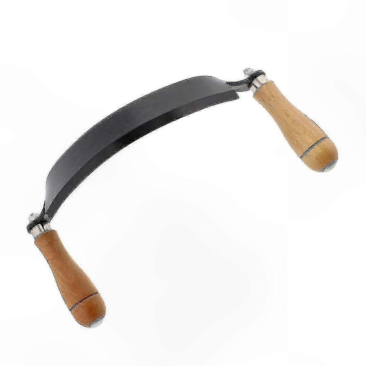 Curved Draw Shave Tool for Woodworking, 8" Hand Debarking Knife with Ergonomic Design for Wood Carving and Shaping Projects