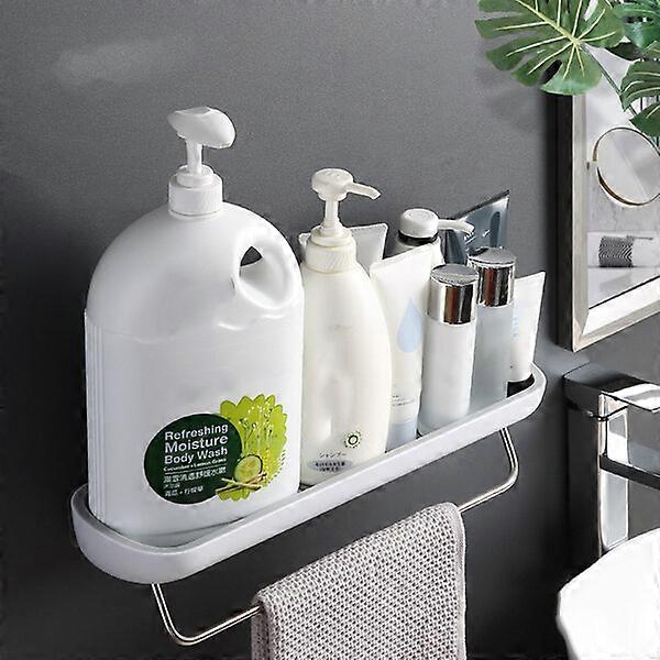 Wall-mounted storage rack, 1 piece, suitable for multiple scenarios to prevent items from falling