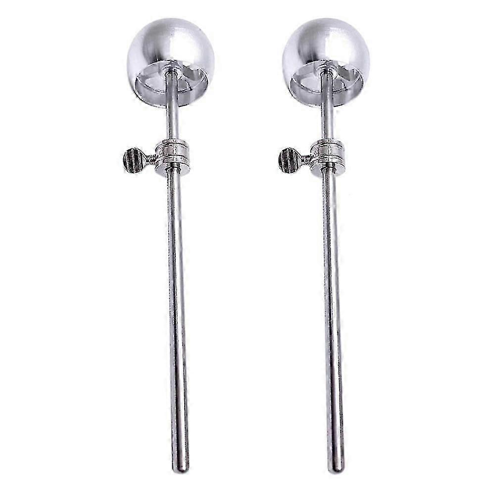 2Pcs Drum Pedal Beater Aluminum Alloy Hammer Head Percussion Instrument Accessory Parts
