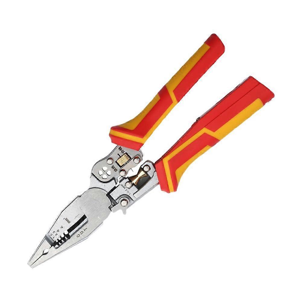 9-In-1 Wire Stripper with Voltage Tester Versatile Wire Stripping Pliers