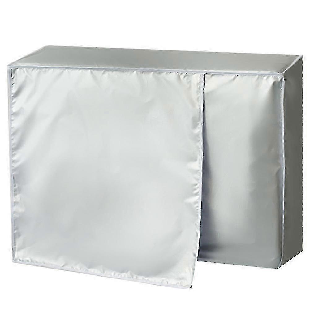 屋外用エアコンプロテクター、防塵防雪防水日焼け止めコンディショナーカバー、反射日光ポリエステル素材