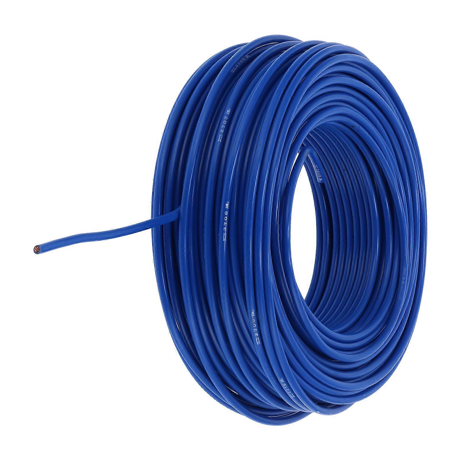 Electrical Wire Copper 7 Core PVC Insulated BVV 1x10 100m Blue