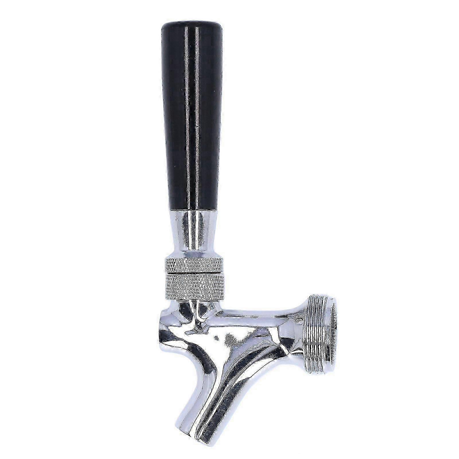 Øltappkran 304 rustfritt stål tilbehørsutskiftning for barrestaurant sølv