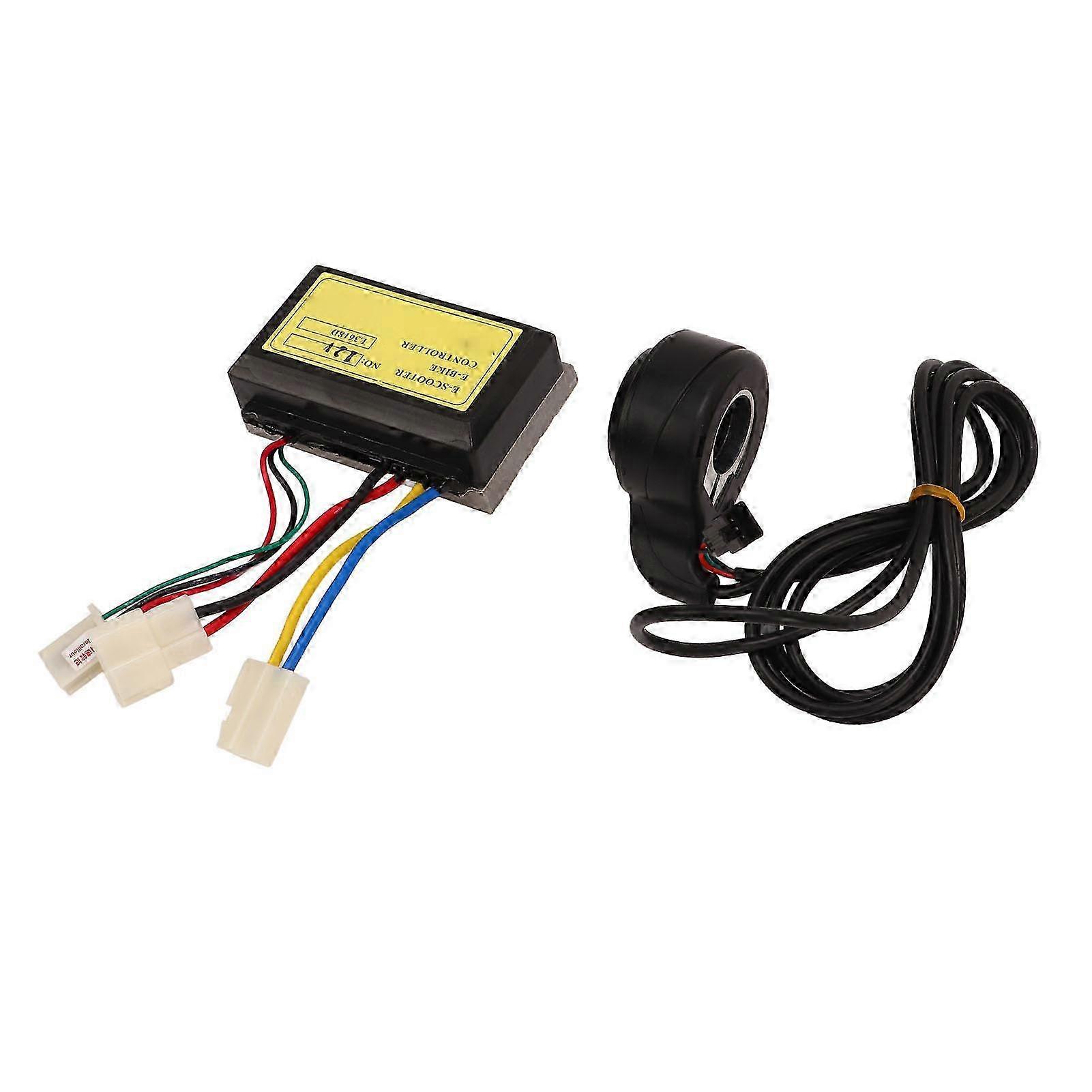2PCS Set DC Motor Speed Controller and Thumb Throttle Motorcycle Scooter Tricycle Speed Controller Kit 12V250W 2025