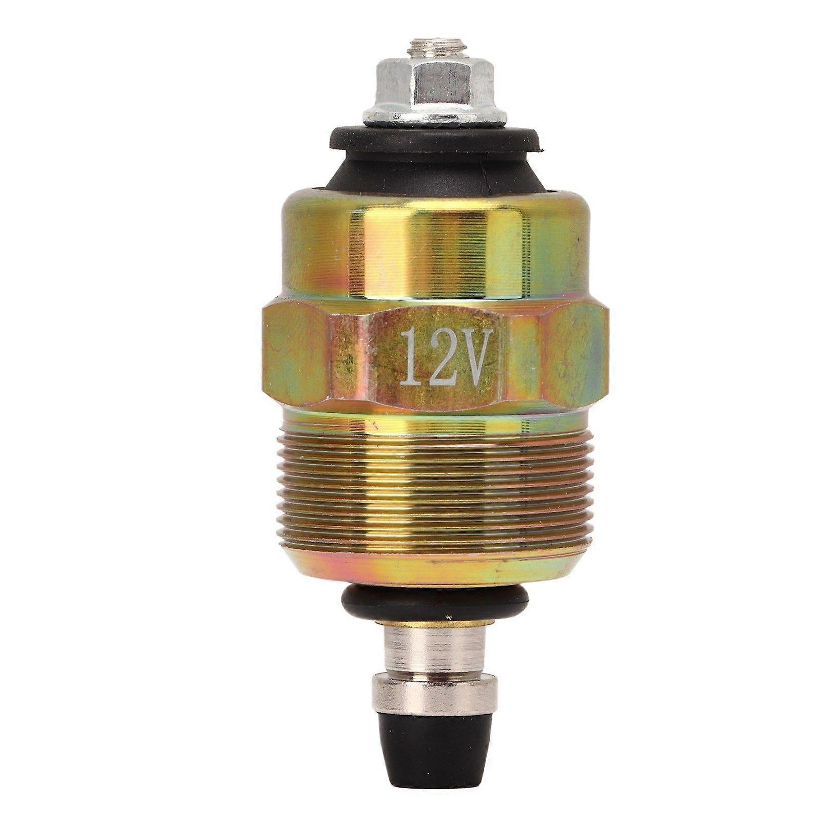 Fuel Shut Off Stop Solenoid Flameout Valve 0330001015 Replacement for Dodge Pickup 5.9L Engine 19891993 12V