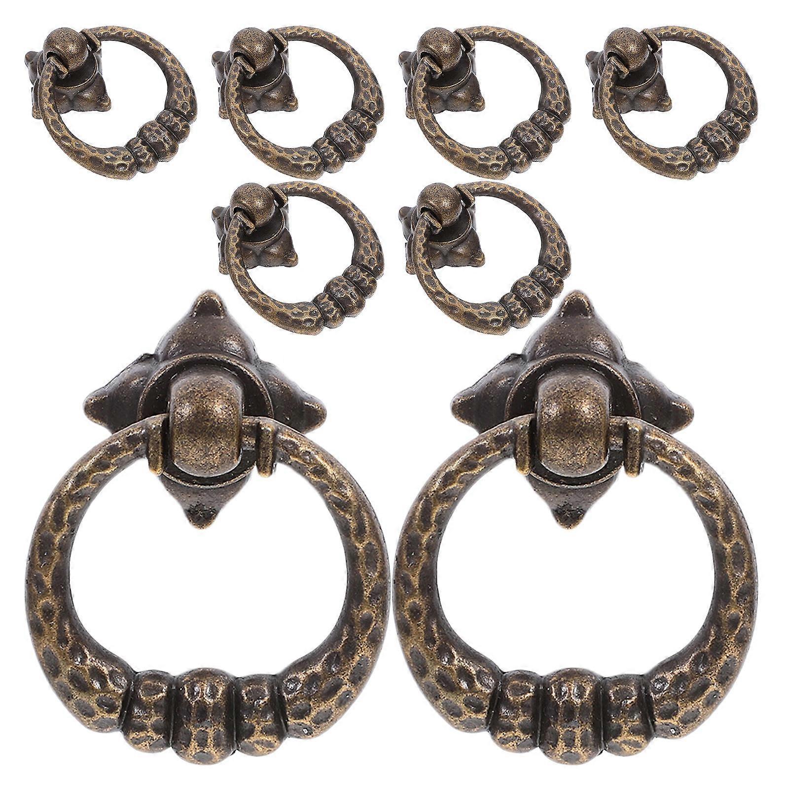 Elegant Round Pull Handle for Drawer with 8Pcs Zinc Alloy Knobs