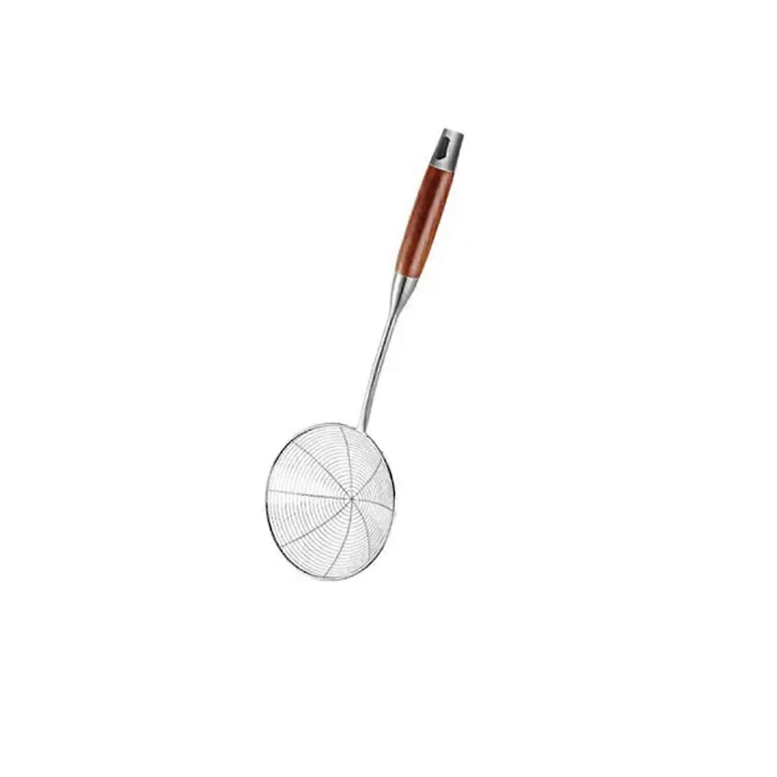 Stainless Steel Skimmer Strainer For Frying Pot Deep Fryer Oil Frying Scoop Noodles Sieve Size L