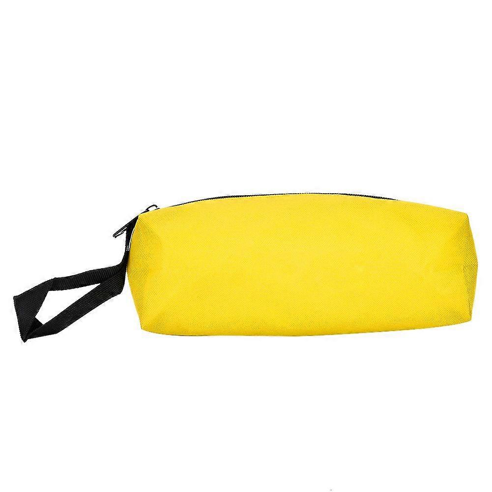 Multi-function Portable Waterproof Canvas Hardware Hand Tool Storage Bag Organizer(Yellow)
