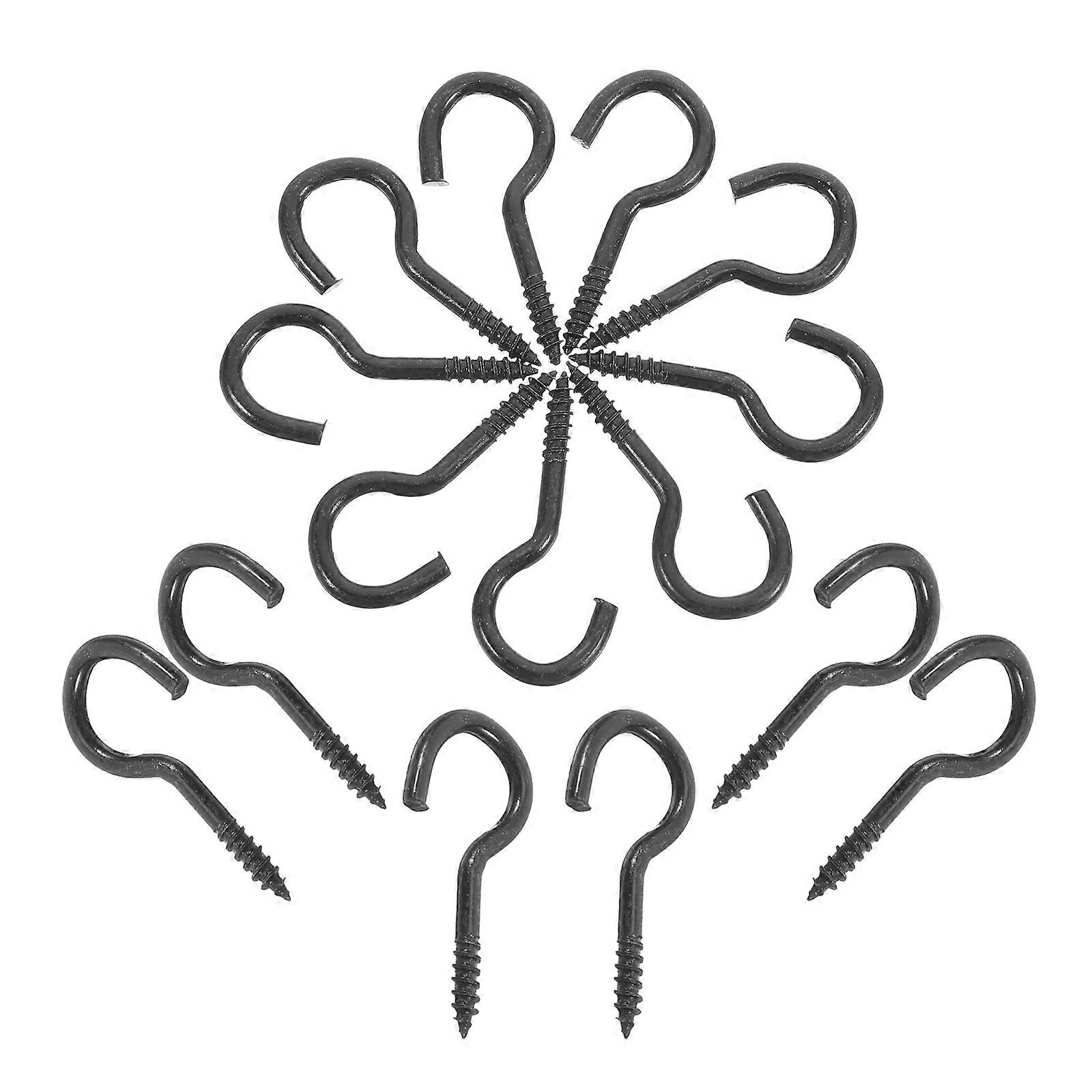 Iron Sheep Eye Screw Hooks Self Tapping 20Pcs for Jewelry Making
