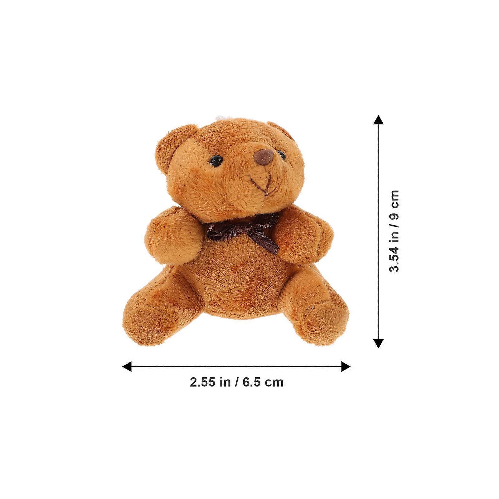 Plush Bear Keychain Pendant Bear Keychain Pendant for Home 12Pcs Set