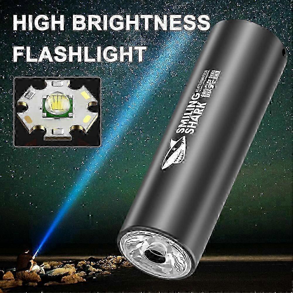 Powerful Led Flashlight Shot Long Smart Rechargeable Flash Light EDC Torch Lamp