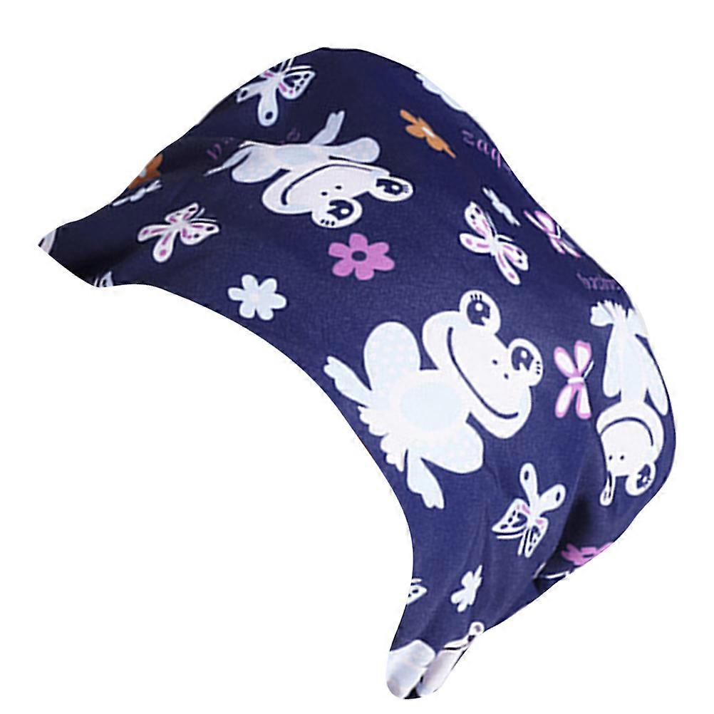Operating Room Doctor Cap Printed for Working Fashion Strap Assorted Color