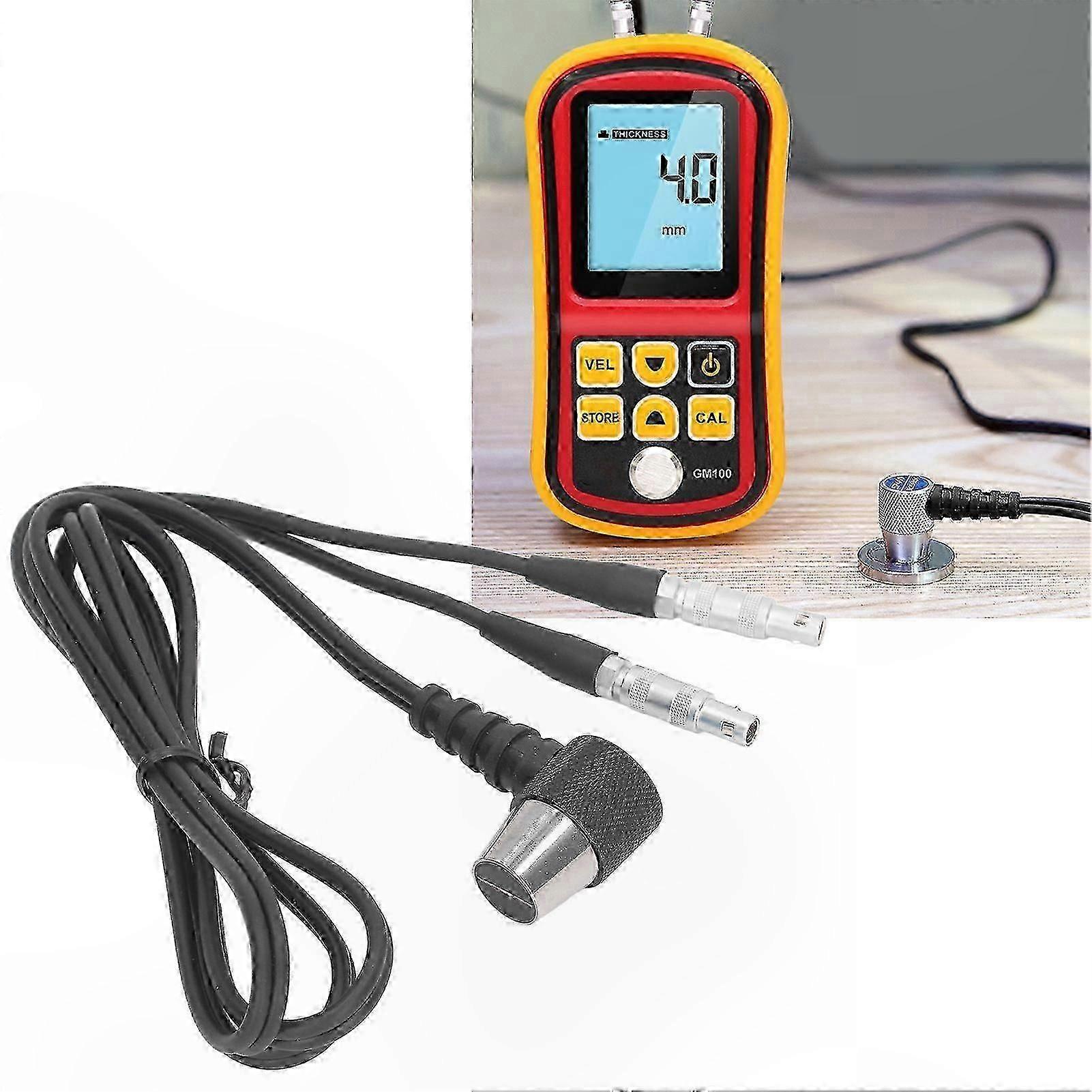 Ultra Thickness Gauge Transducer Probe for Standard Tester Meter Monitoring Replacement Solid Probe Normal A-DS SZRH