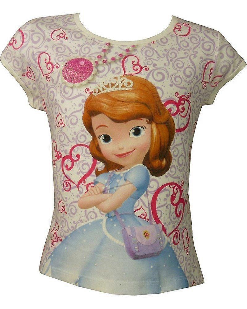 Jenter Disney Princess Sofia første kort erme t-skjorte