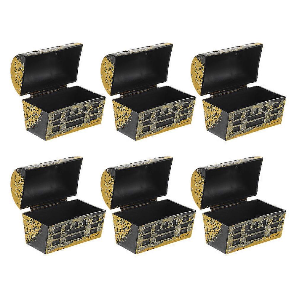 Mini House Accessories Mini Pirate Chest for Game Playing 12Pcs Set