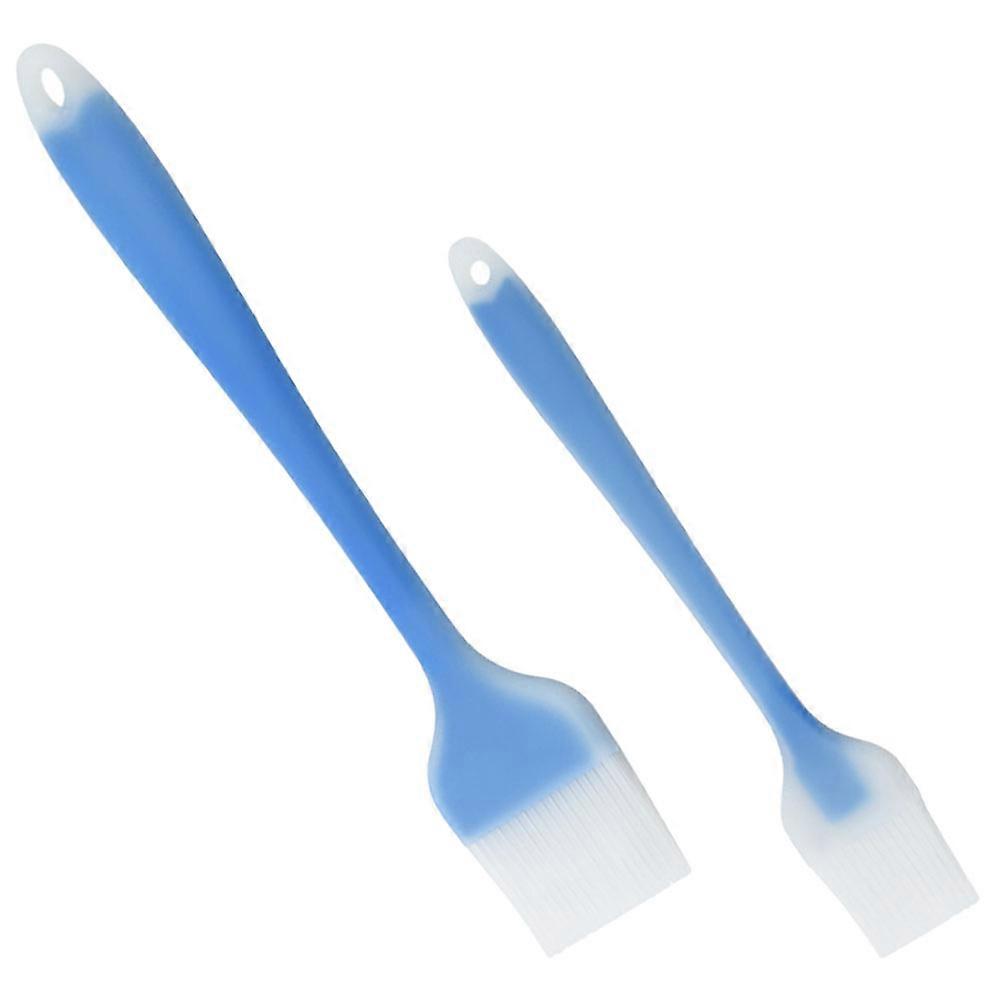 Silicone Basting Brush 4 Pcs Practical Kitchen Tools for Grilling and Baking High Temperature Resistant Ideal for Family Gatherings in Blue