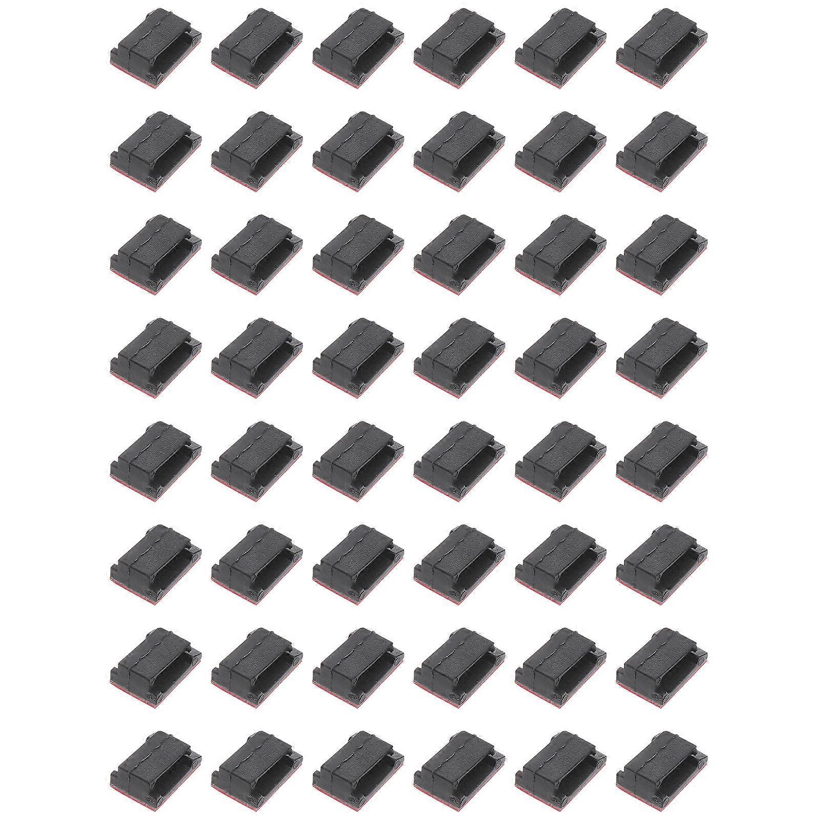 Adhesive Clips PA66 General Users Workplace Wire Management 100Pcs