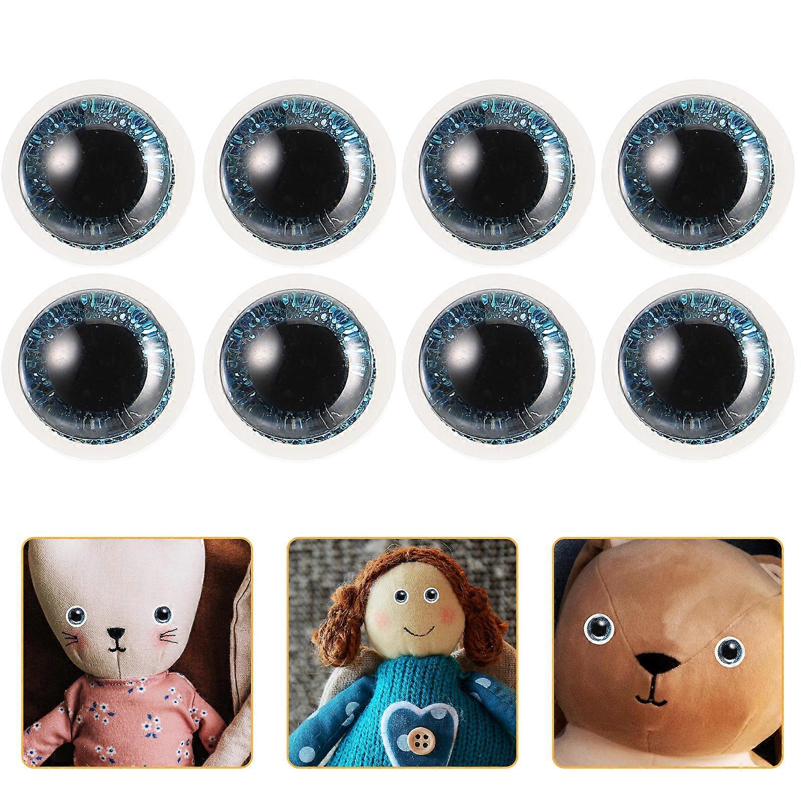 Plastic Eyes 200Pcs Black Stuffed Animals Eyes Suitable For Craft Making DIY Projects