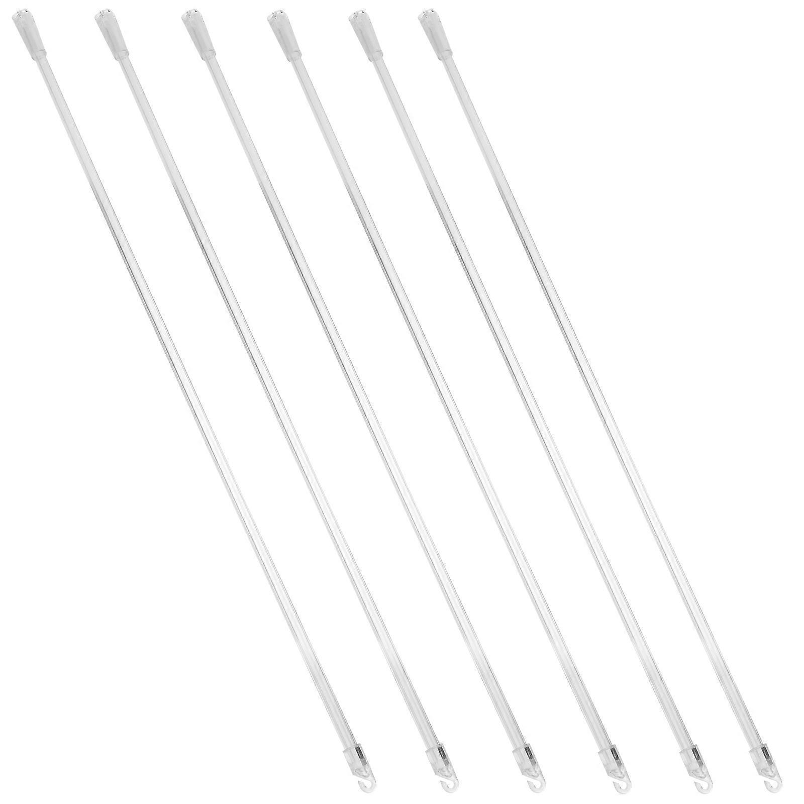 Window Blind Stick 18 Pcs Transparent Rod For Homeowners Easy Tilting Control Perfect For Blinds Replacement In Various Household Settings