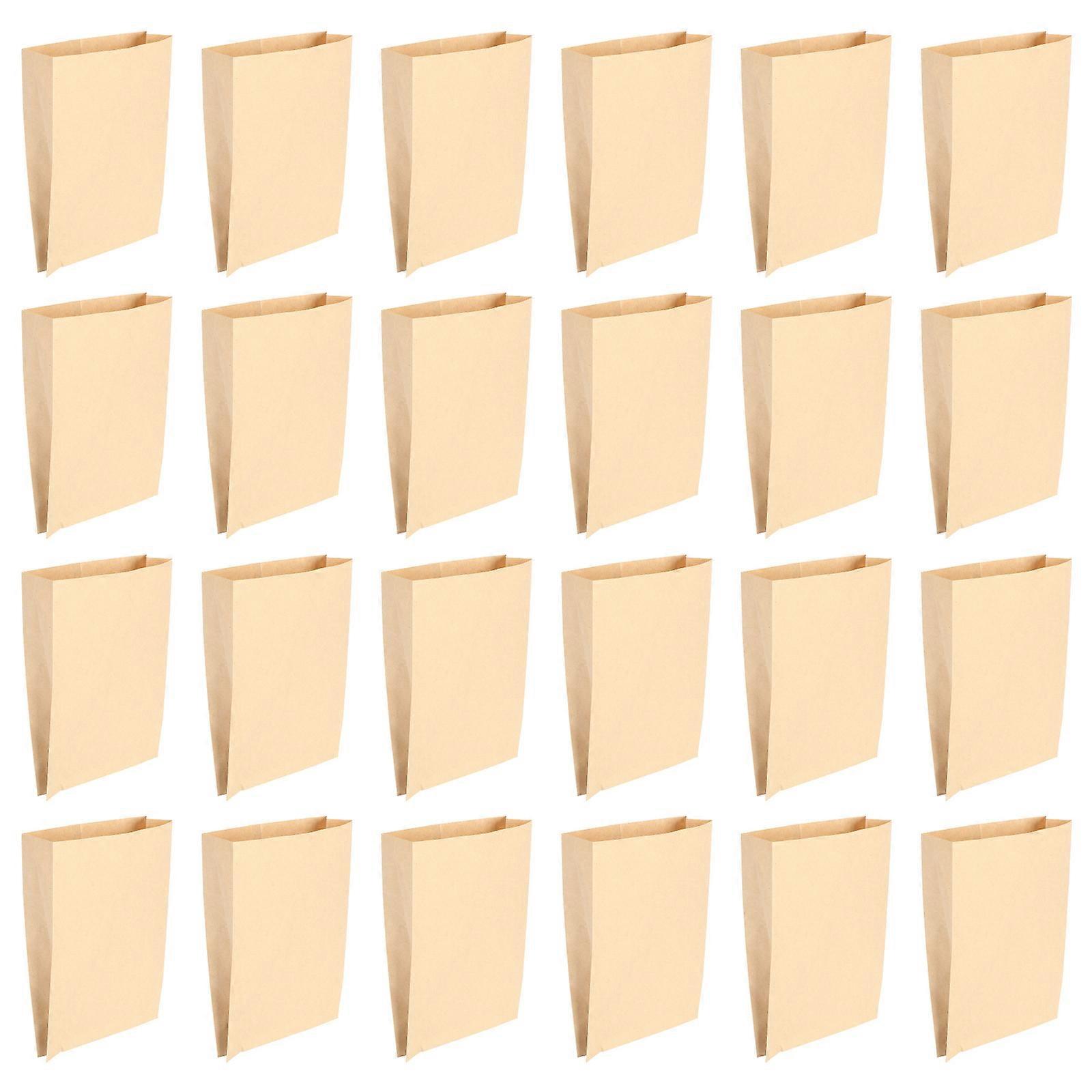 Goody Bag Storage Bags 100Pcs For Use At Parties And Restaurants In Khaki Color For Food Packaging