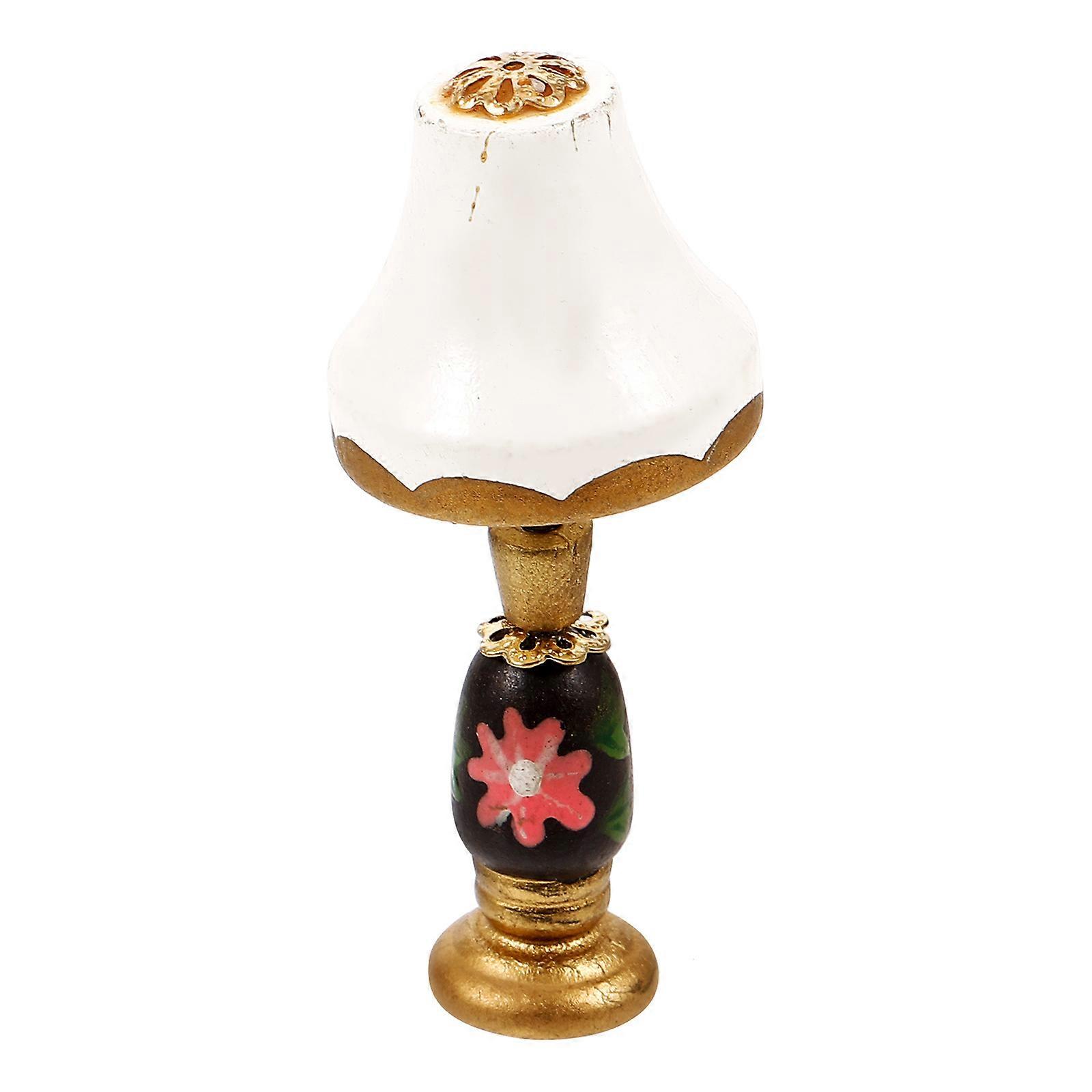 Mini House Table Lamp Resin Desk Lamp for Decor 5Pcs White Mini Lights