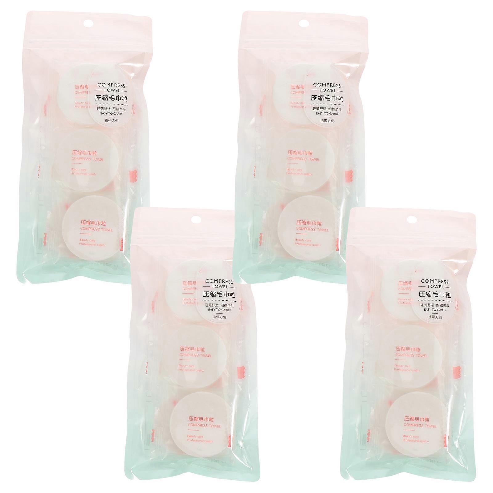 Water Absorbent Disposable White Towels for Multi-Functional Use 24Pcs