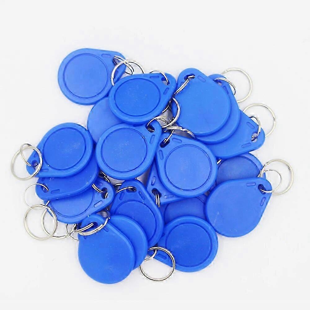 100pcS/lot 13.56MHz IC M1 Keyfobs Tags Access Control Key Finder Card Token Attendance Management Keychain key 2025