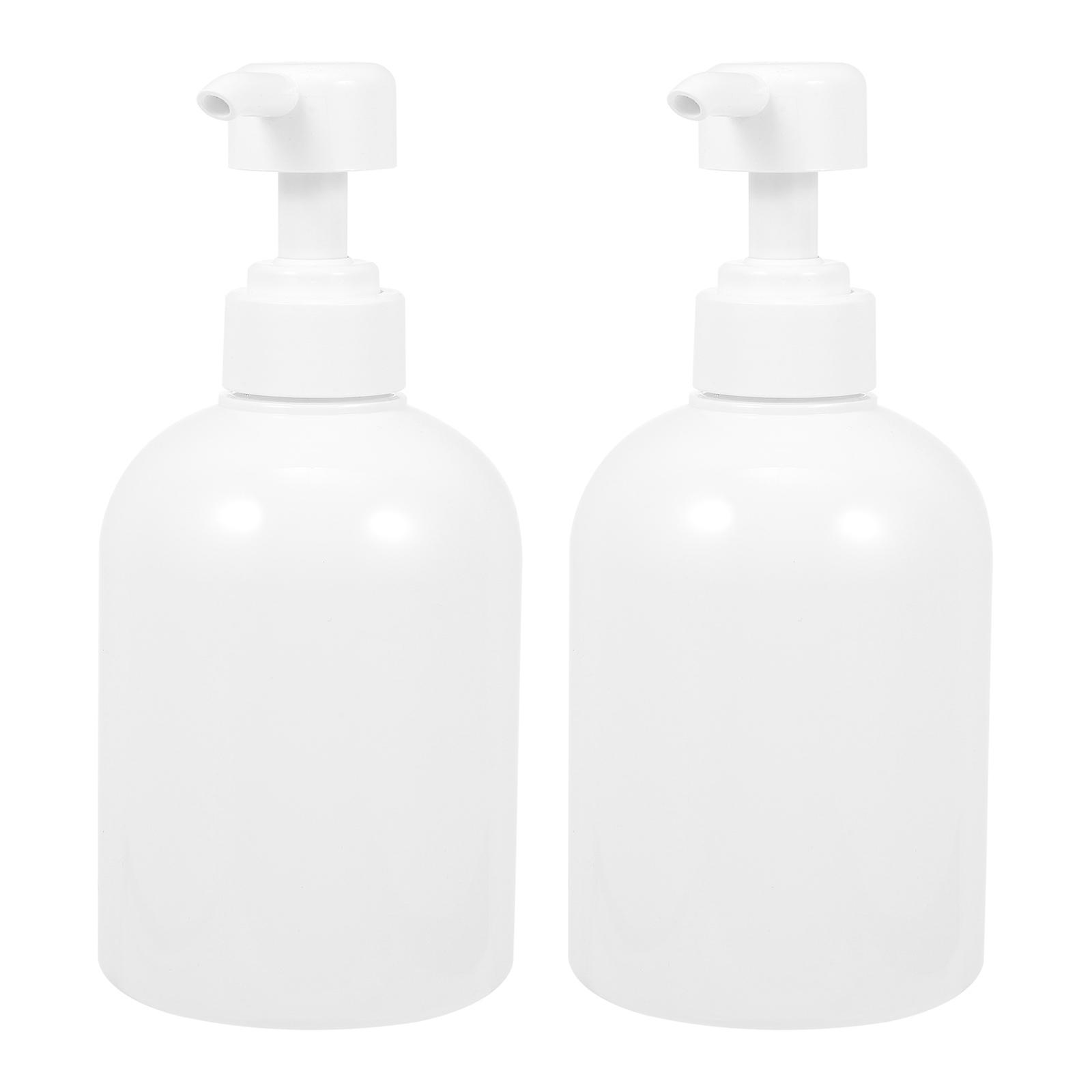 Squeeze Soap Bottle Lotion Dispenser for Shampoo with 4Pcs for Bathroom