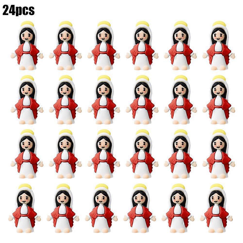 Mini Maria Desktop Ornament Can Be Changed in Color  Mini PVC Small Ornament