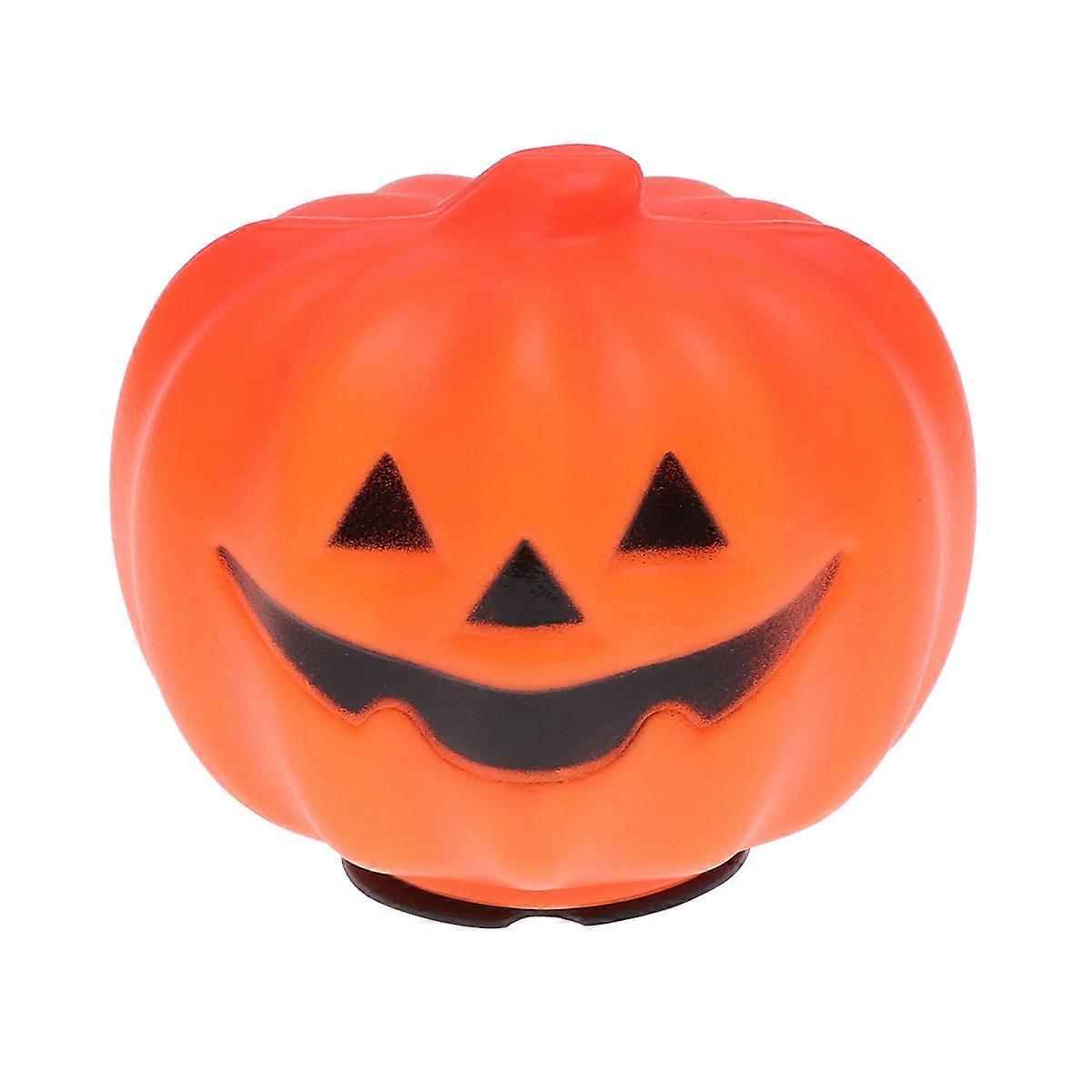 Luminous Pumpkin Light Halloween Lantern for Decor Use 2Pcs Plastic