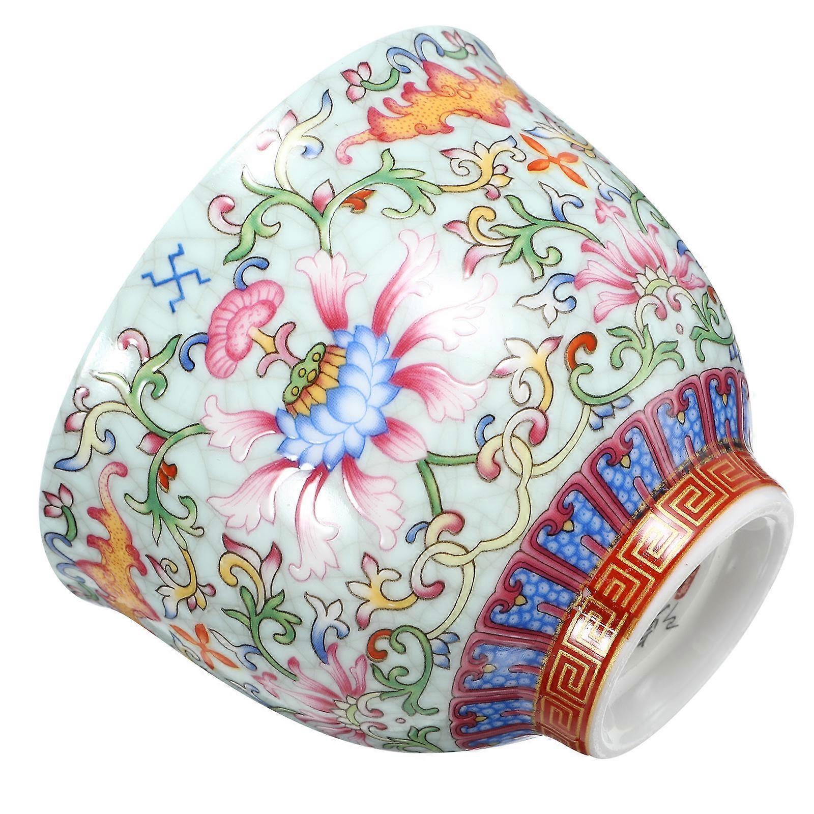 Ensemble de 4 tasses à thé en céramique classique multi-usages pour les amis du bureau, vert clair, idéal pour offrir