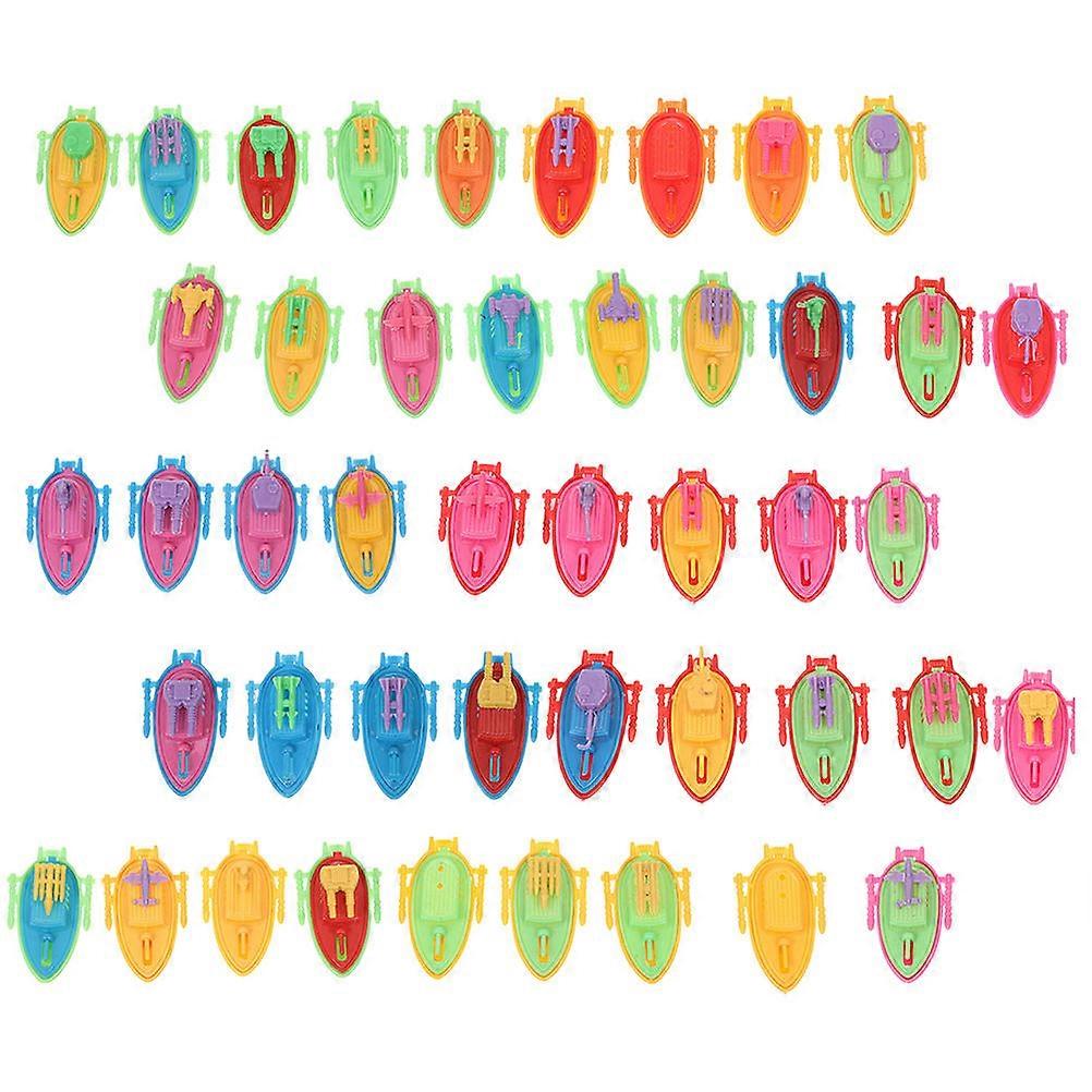 Boat Model Plastic Sailing Toys for Decoration 60Pcs