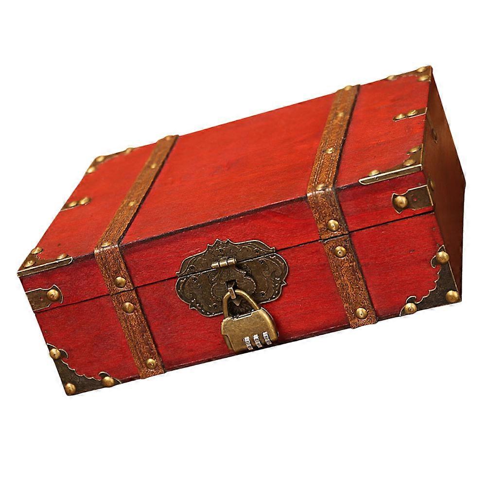 Desktop Box Red Storage Box for Home 2Pcs Sundries Basket Organizer