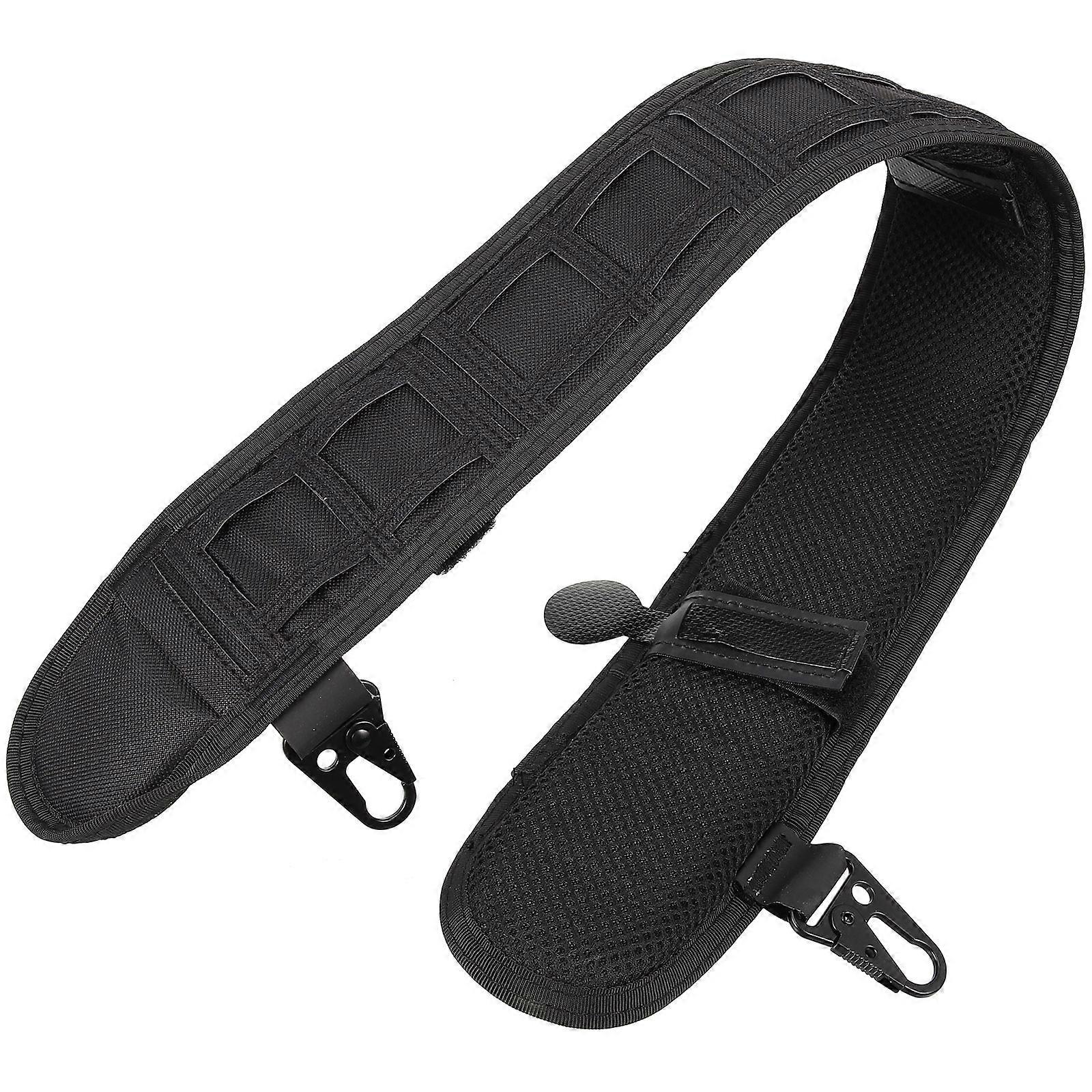 Nylon Webbing Belt For Men Hiking Activities Black 78x10cm Compression Support 1 Set