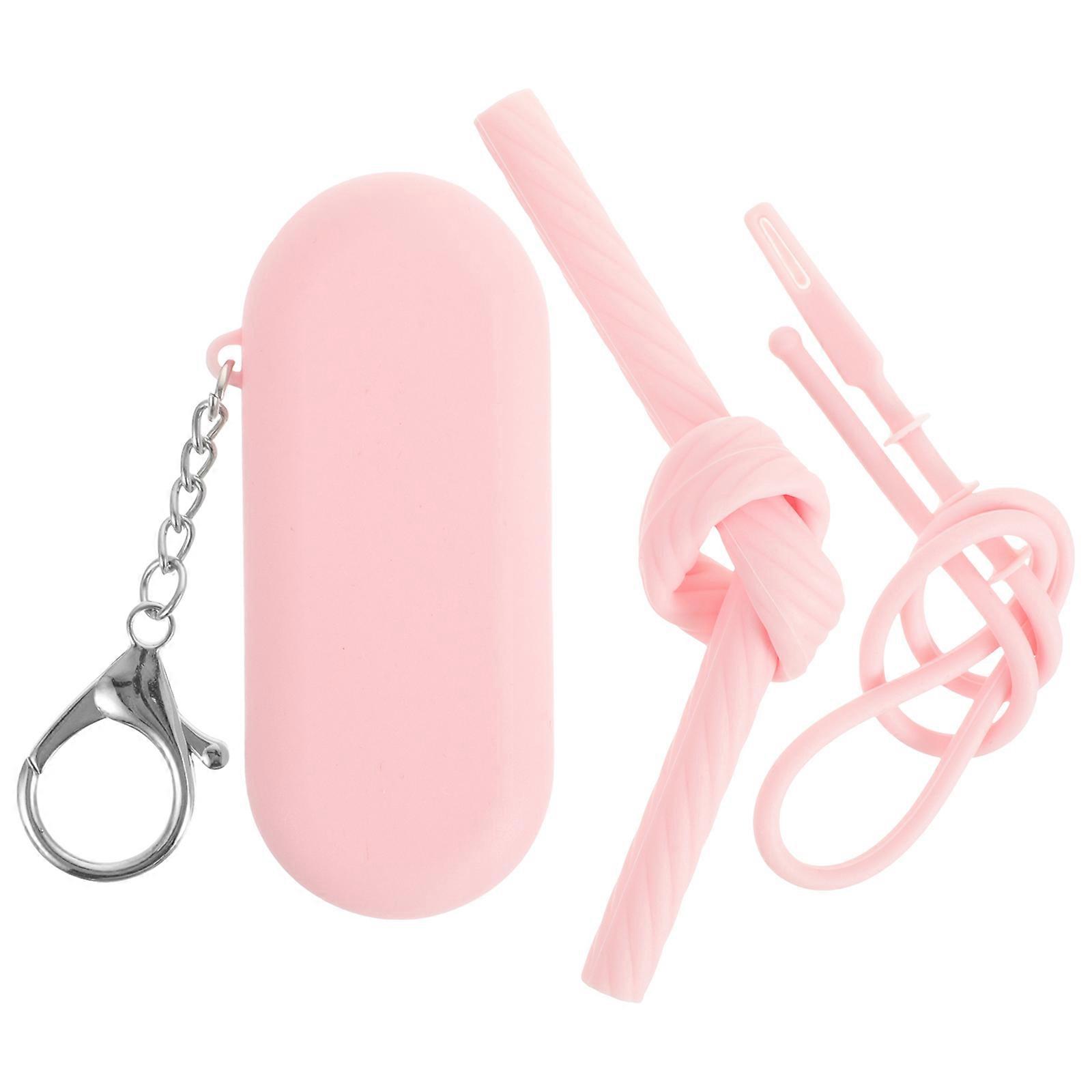 Reusable Silicone Straws With Case For Outdoor Picnics Travel Easy Sets
