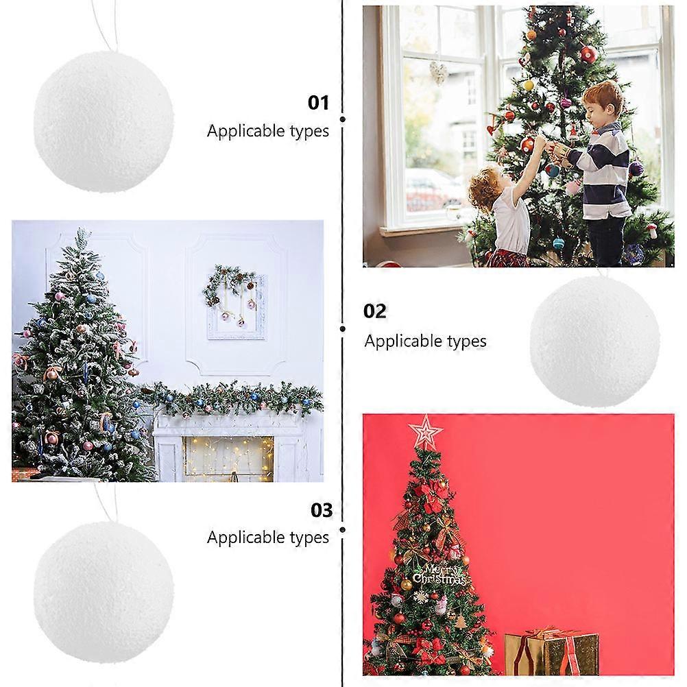 Creative Decor Balls 12 Pcs Christmas Hanging Pendants For Parties And Festivals Office Restaurant Decorations